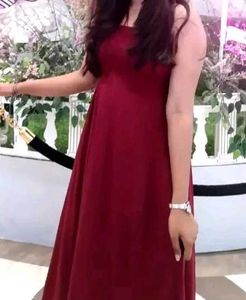 Elegant Red Maxi Dress