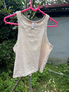 Beige Tank Top