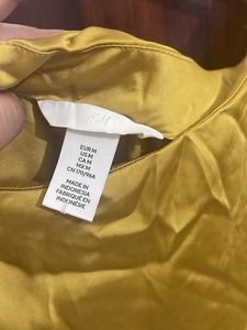 H&amp;M Satin OneShoulder Tops And zara Denim