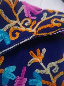 Girls Embroidered Aari Work Sling Bag