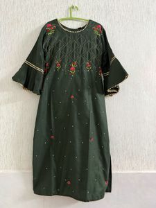 Elegant Green Kurta Set