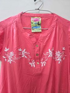 Cotton Embroidered Top