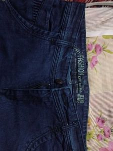Dark Blue Denim Jeans
