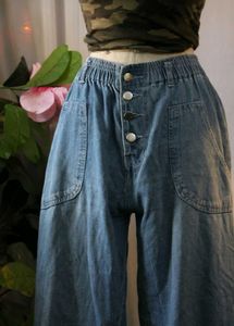 Blue Button Up Jeans