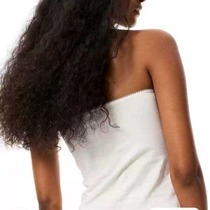 Cotton White Tube Top