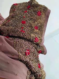 New Wedding Anarkali Dress Stone Work