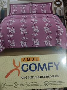 Amul King Size Bedsheet On Very High Discount