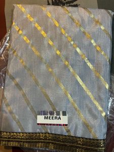 Elegant Striped Saree