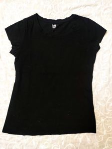 Ajile Pure Black, Crew Neck