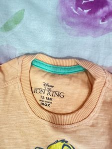 max tshirts 12-18 month set of 6