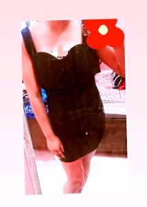 (WEI👑MEI)Black Short Stylish Mini Dress 🖤💟