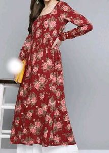 SALE ‼️ 50 % OFF ‼️ Cotton Full Sleeves Anarkali