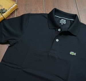 Lacoste Black Polo Shirt_ Brand New( M,L,XL)
