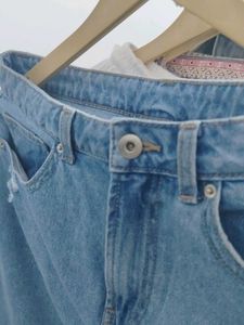 Korean Style Denim Long Skirt