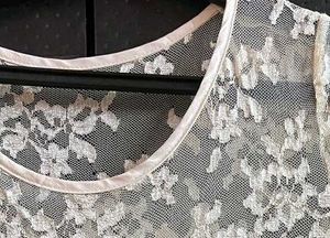 Lace Overlay Dress