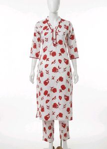 Floral Print Women's Kurta set