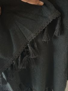 Black Tassel Trim Top