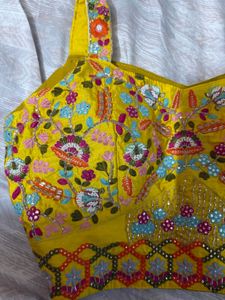 Charming Yellow Ethnic Dress Haldi
