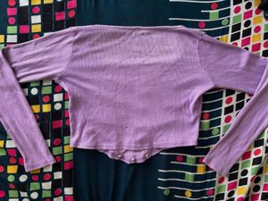 Purple Full Sleeves Top
