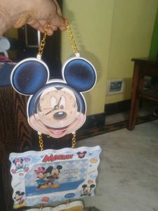 Mickey Wall Clock + Photo Frame
