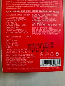 Dot &amp; Key Sunscreen SPF 50