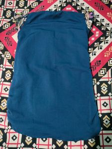 Black Printed Western Top