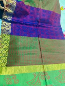 Saree With Embroidery Blouse