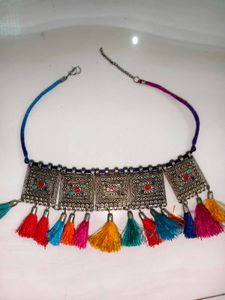 Ethnic Tassel Necklace