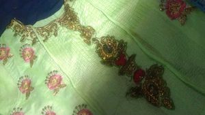 Embroidered gawn