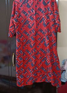 Red Feeding Kurti(Front Hook)