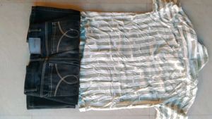 jeans and Striped shirt combo