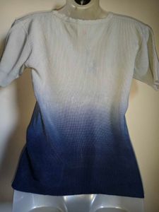 Defective piece Floral Embroidered Top