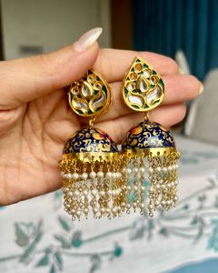 Traditional Jaipur Jhumka Earrings