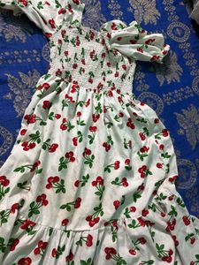 Cherry Print Mini Dress