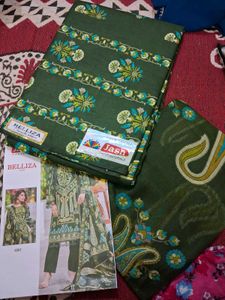 Beautiful Pakistani Unstriched Dress Metirial