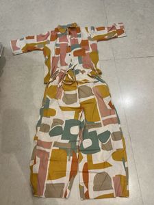 Patterned Pajama Set