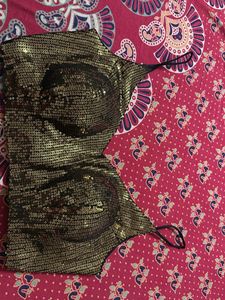 Sequin Bustier Top