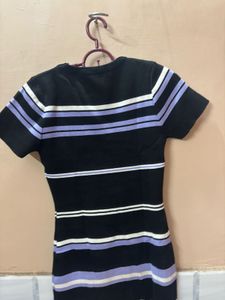 Striped Bodycon Mini Dress