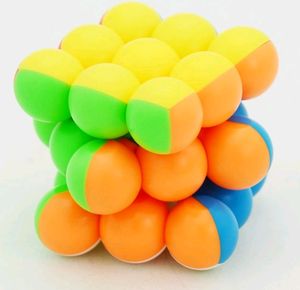 Original YJ Round Ball 3x3x3 Magic Cube 3 Layer St