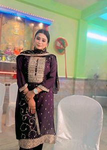 Elegant Purple Kurta Set