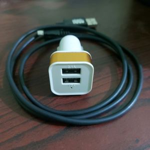 Car Charger With Cable
