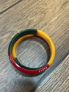 Colorful Striped Bangle Set