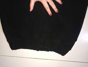 Black Stretchable Warm Pant