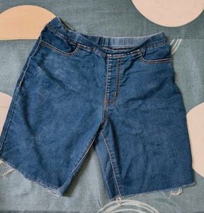 Denim shorts