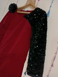 Bodycon Birthday Dress With Sequin Sleeve🎉