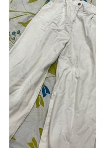 Sassafras White Wide Leg Jeans