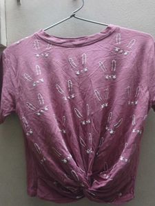 Cute Bunny Print Top