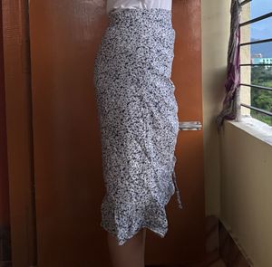 Floral Print Skirt
