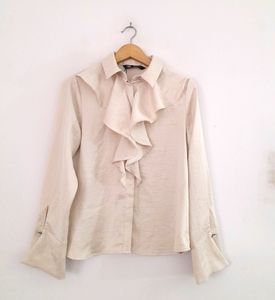 Beige Casual Top (Women's)