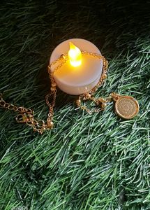 Gold Toned Coin Neckpiece🪙